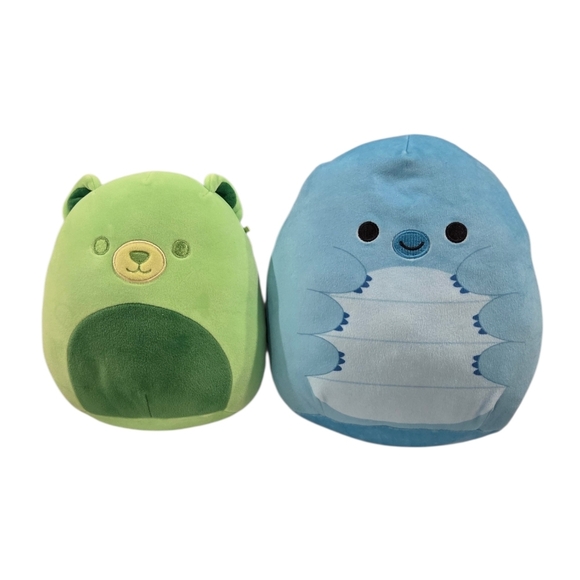Squishmallows Other - Misko the Water Bear & Gobo the Green Gummy Bear Squishmallows